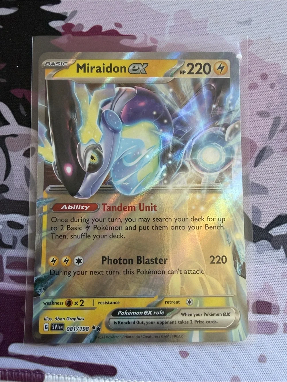 ⚡ Miraidon Pokémon Card Lot | 3 Cards | Holo & Reverse Holo TCG ✨5/$25✨